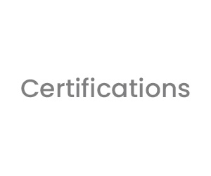 certifications